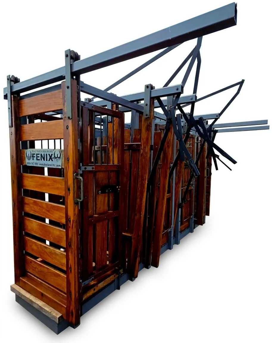 Tronco para manejo y pesaje de ganado